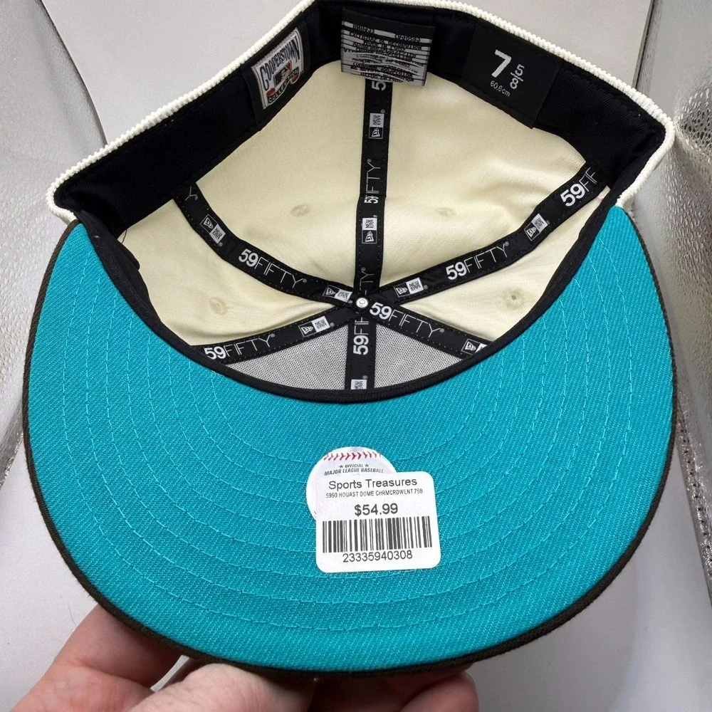 New Era 59Fifty Houston Astros Corduroy‎ Cap With 1986 All Star Game Patch 7 5/8